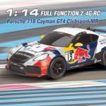  Модели на автомобили и мотоциклети модел 1/16 Porsche GT4 Sebastian Loeb Racing Remote-Control Car - (TRS4608-4012)