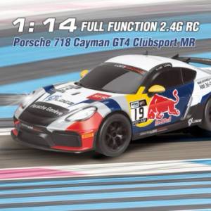  Модели на автомобили и мотоциклети модел 1/16 Porsche GT4 Sebastian Loeb Racing Remote-Control Car - (TRS4608-4012)