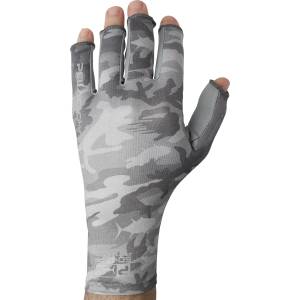 PELAGIC Uv Ръкавици pelagic 50+ sun glove fish camo light grey