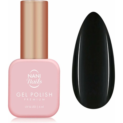 NANI gél lak Premium 6 ml - Extreme Black