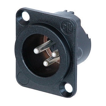 Image 1 of Neutrik NC3MD-LX-BAG XLR конектор (NC3MD-LX-BAG)