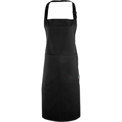 Premier Workwear Pracovní zástěra s kapsou certifikováno Fairtrade Černá 60x84cm PW112