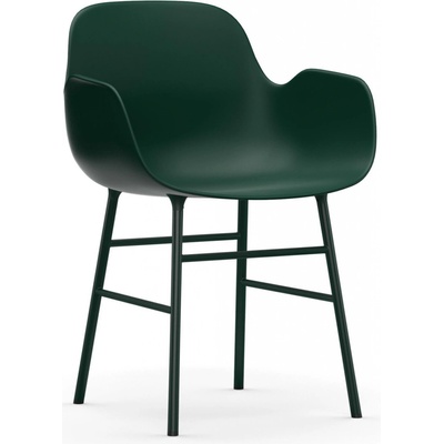 Normann Copenhagen Form Armchair zelená / oceľ