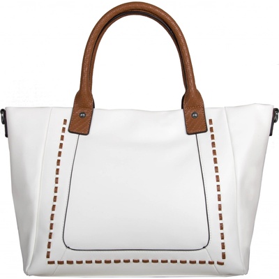 Bulaggi shopper kabelka Savannah bílá/koňaková Savannah-31179-30-white