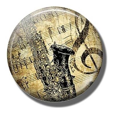 Magnet na lednici s potiskem saxofonu