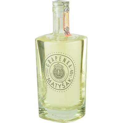 MATYŠÁK Grapenka 40% 0,5 l (čistá fľaša)