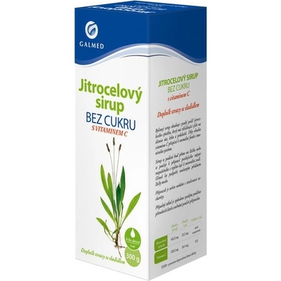 Galmed sirup jitrocelový bez cukru 300 g