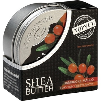 Green idea Shea Butter bambucké maslo s rakytníkom bez parfumácie 100 ml