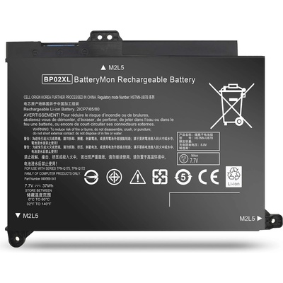 HP HP, 2 клетки, 7.7V, 33Wh, Заместител (BP02XL)