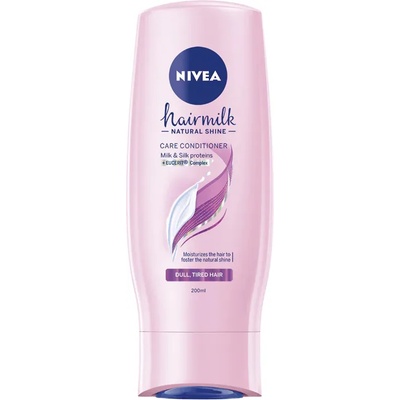 Nivea балсам за коса, Hairmilk, Natural shine, 200мл
