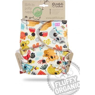 Petit Lulu kalhotková plena Fluffy organic na PAT Hravé koaly
