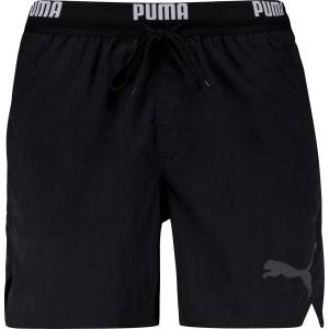 PUMA Бански гащета Puma Mens Crinkle Mid Swim Shorts - Black