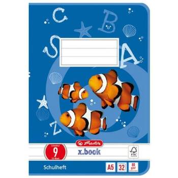 Тетрадка офсет x. book A5, линия 32 листа Herlitz 340091