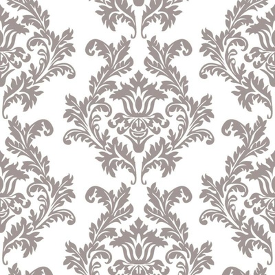 MAKI SLOG 001807 White & Silver Wallpaper servítky 3V 20ks 33x33cm