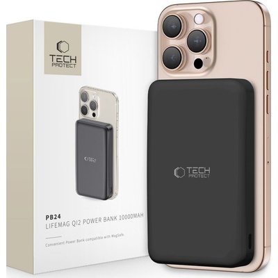 Tech-Protect PB24 Lifemag QI2 MagSafe 10000mAh černá