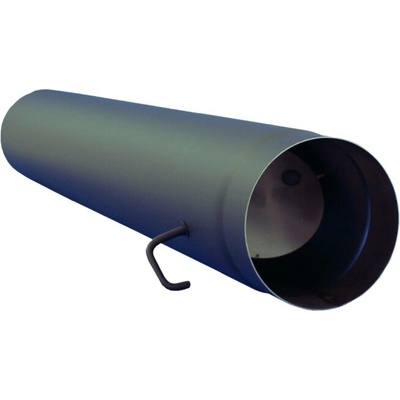 Kovoblesk Trubka kouřová s klapkou 160mm / 0,50m, tl. 1,5mm 3011446