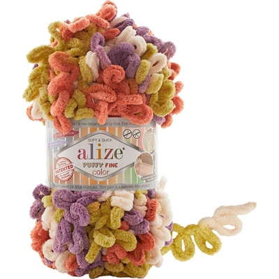 alize Puffy Fine Color 6519 Плетива прежда (28406519)