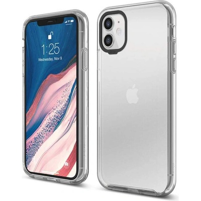 elago Hybrid Case - хибриден удароустойчив кейс за iPhone 11 (прозрачен)