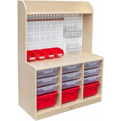 Classic World Educational Шкафче за съхранение на детски играчки и инструменти (cwe54075)