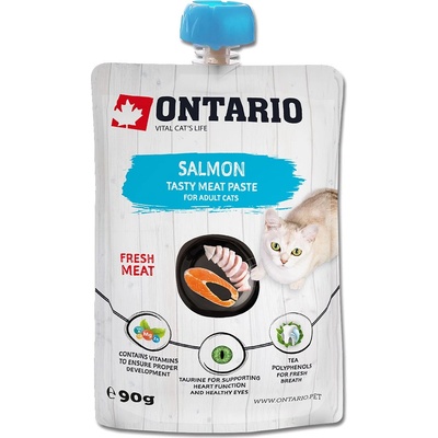 ONTARIO Онтарио Кот сьомга вкусна месна паста 90 г
