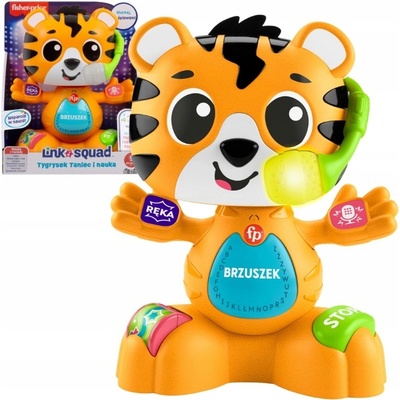 Fisher-Price Link Squad Tiger Tanec a učenie Interaktívna hračka HYL33