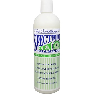 Chris Christensen Spectrum Ten Shampoo за гладка, копринена и падаща козина 473ml концентрат 16: 1