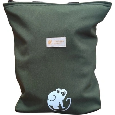 Monkey Mum softshellový Tmavo zelený Malý