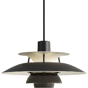 Louis Poulsen Висяща лампа PH 5 Mini черна (5741104639)