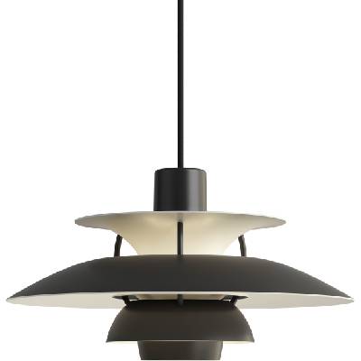 Louis Poulsen Висяща лампа PH 5 Mini черна (5741104639)