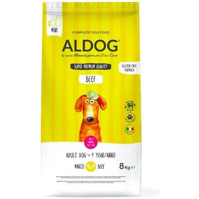 Aldog Adult Monoprotein Mini Beef & Rice 8 kg