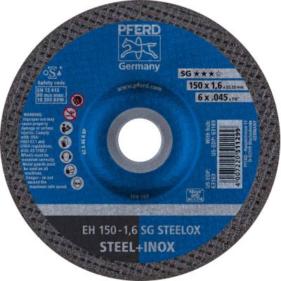 Pferd Rezný kotúč 150 x 1,6 x 22,23 mm 4007220581179
