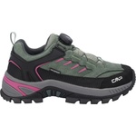 CMP Дамски мултиспорт обувки CMP Women's Rigel 2.0 Low Fitgo WP Trekking Shoes Multisport shoes - Green Tea / Amaranto - размер 42 (EU) (122-1520-0217)