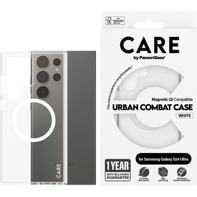 Panzer Калъф CARE - Urban Combat, Galaxy S24 Ultra, Qi, прозрачен (5715685012280)