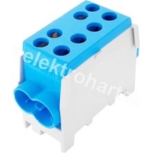 ELEMAN Svorkovnice rozbočovací HLAK 25 1/2 M2, 80A, 1pól., IP20, modrá, DIN 6512