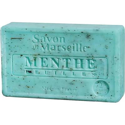 Savon de Marseille Prírodné marseillské mydlo s lístkami mäty 100 g