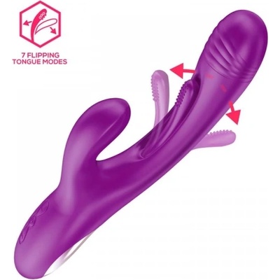 INTOYOU Презаредим рабит вибратор от силикон Priya лилав