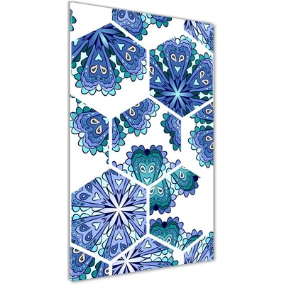Vertikálny foto obraz sklenený Mandala 50x100 cm
