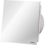 VITO ВЕНТИЛАТОР venti gl100 ф100 СТЪКЛЕН ПАНЕЛ С КЛАПА БЯЛ (8005230)