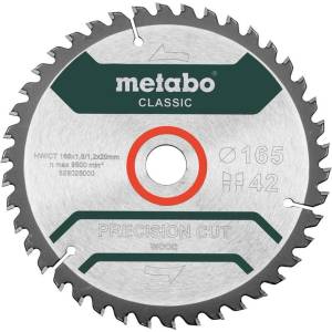 Metabo - Пилен диск за дърво, 165x20 мм, 42 зъба 628026000 (628026000)