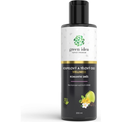 Green idea Wellness Romantik směs v mandlovém oleji koupelový a tělový olej 200 ml