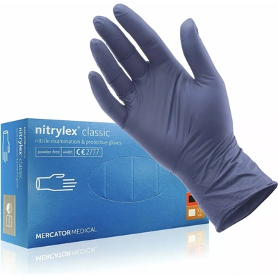 Mercator Bezpúdrové nitrilové classic 100 ks