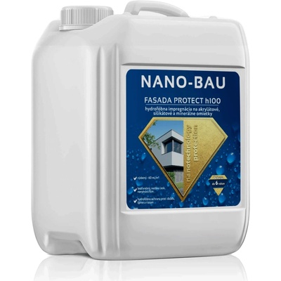 NANO BAU Nano-BAU Fasáda Protect H100 - impregnácia na fasádne omietky Objem: 5L