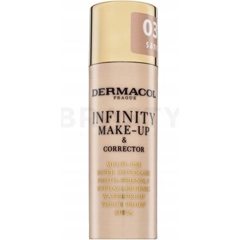 Dermacol Infinity make-up&korektor č.03 sand 20 g