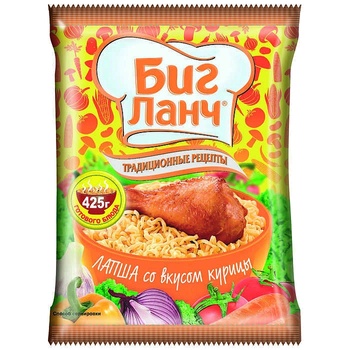 Image 1 of БИГ ЛАНЧ ИНСТАНТНИ СПАГЕТИ БИГ ЛАНЧ ПИЛЕ 75ГР ПАКЕТ