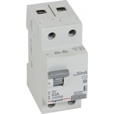 Legrand Дефектно токова защита RX-3 2Р 63А 30mA 6kA - Legrand (402026)