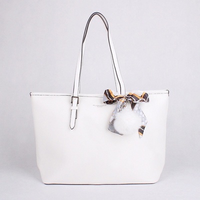 Flora & Co velká elegantní kabelka na rameno F2508 Bílá