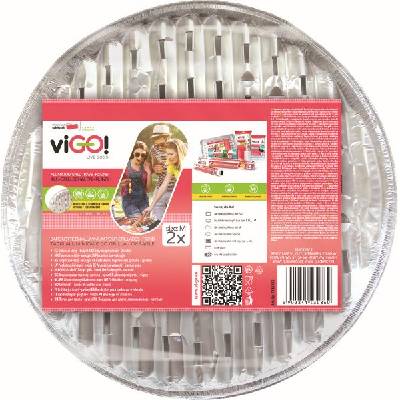 QUICKPACK viGO! Grilovacie tácky okrúhle 34cm