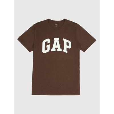 GAP tričko s logem Everyday Soft Hnědá