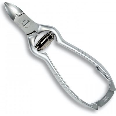 Nail nippers profesionálne kliešte na nechty s pružinkou, matný chróm, 13 cm