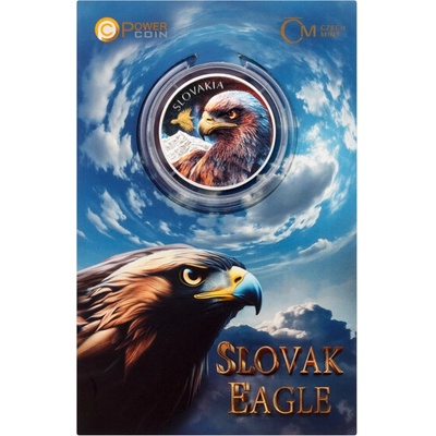 Česká mincovna Stříbrná 1oz mince Orel 2025 kolor proof 1 oz – Hledejceny.cz